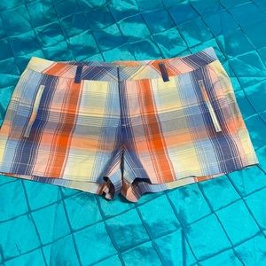 a.n.a plaid shorts, size 14p